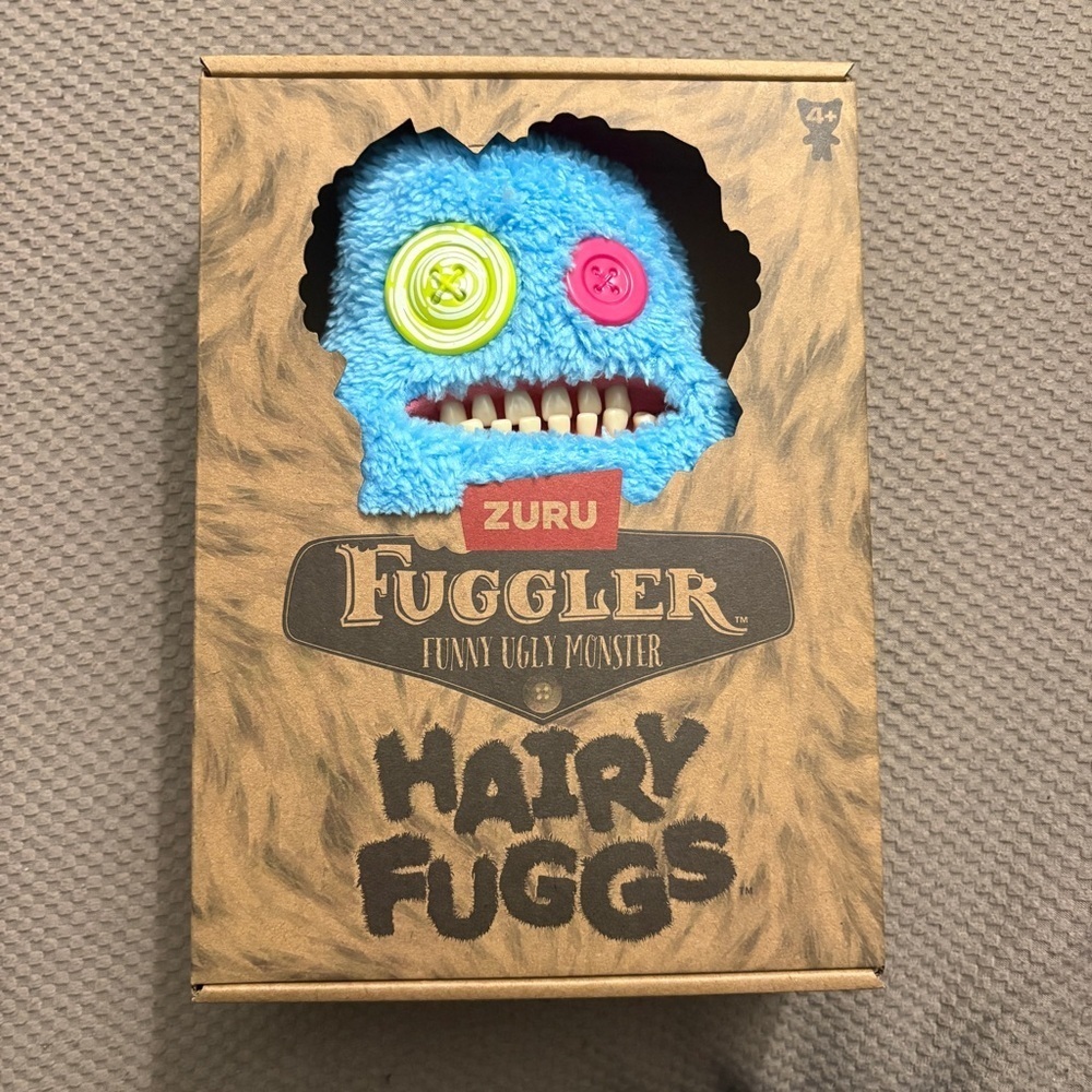 ZURU Fuggler Hairy Fuggs Quirky Blue Monster Toy - Picture 1 of 2
